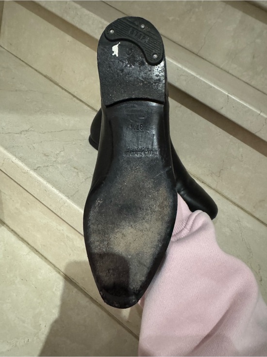 Women’s Black Leather Slim Ankle Boots main image 4